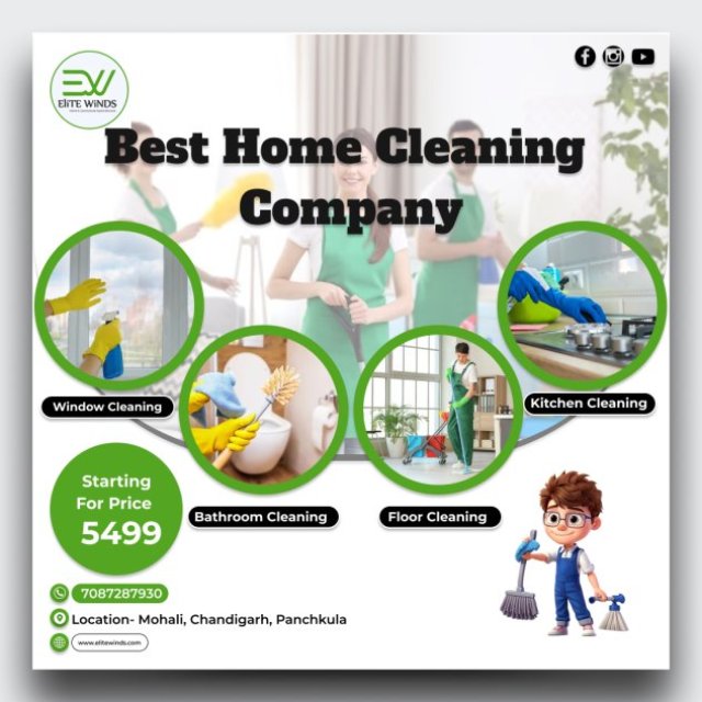 Home Cleaning Services in Mohali by Elite Winds