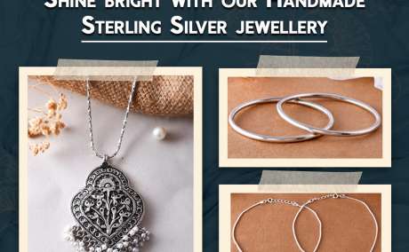 Buy Designer Silver Jewellery Online For Women in India