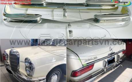 Mercedes W111 W112 Coupe bumpers (1959 - 1968)